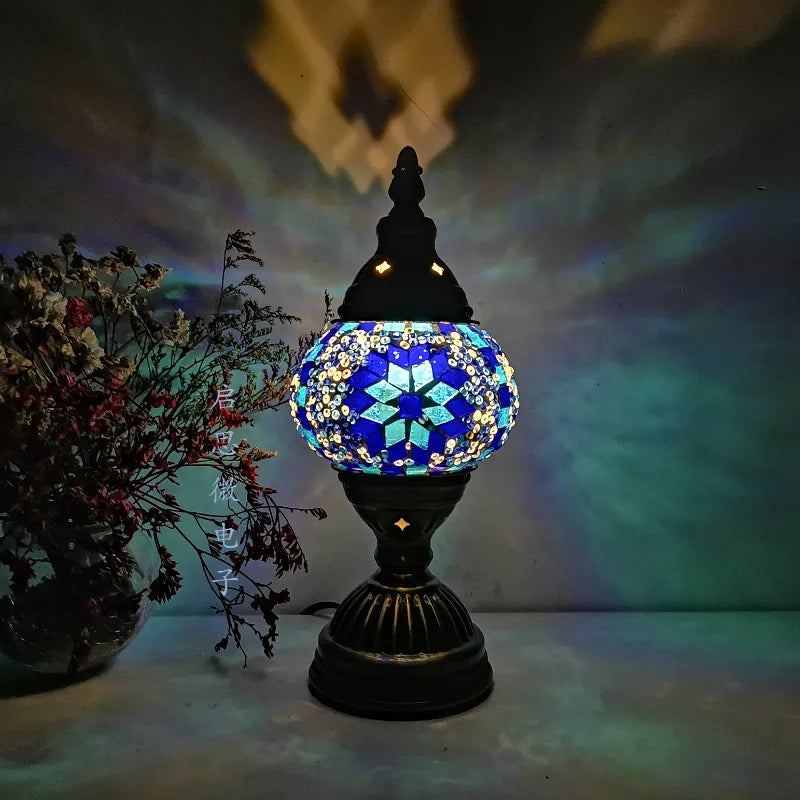 Lampe de chevet Vintage en Mosaïque