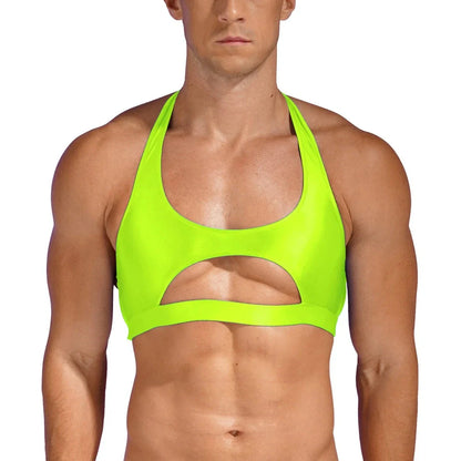 Crop top bodybuilder homme