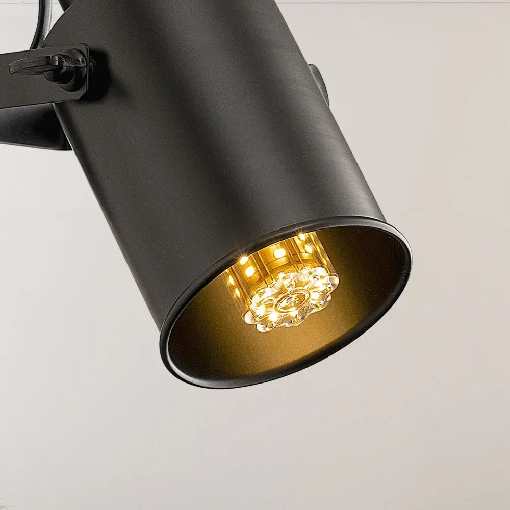 Lampe de chevet Murale Noir Rétro
