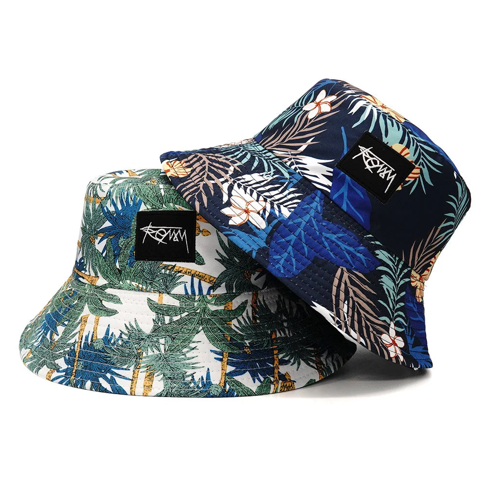 Bob Réversible – Double Face Tropicale Ou Unie