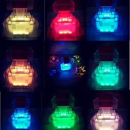 Lampe de Chevet Enfant Cube Lumineux & Potion LED