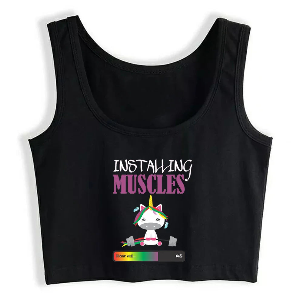 Licorne crop top
