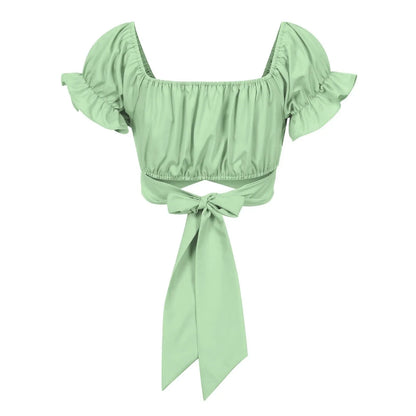 Crop tops green