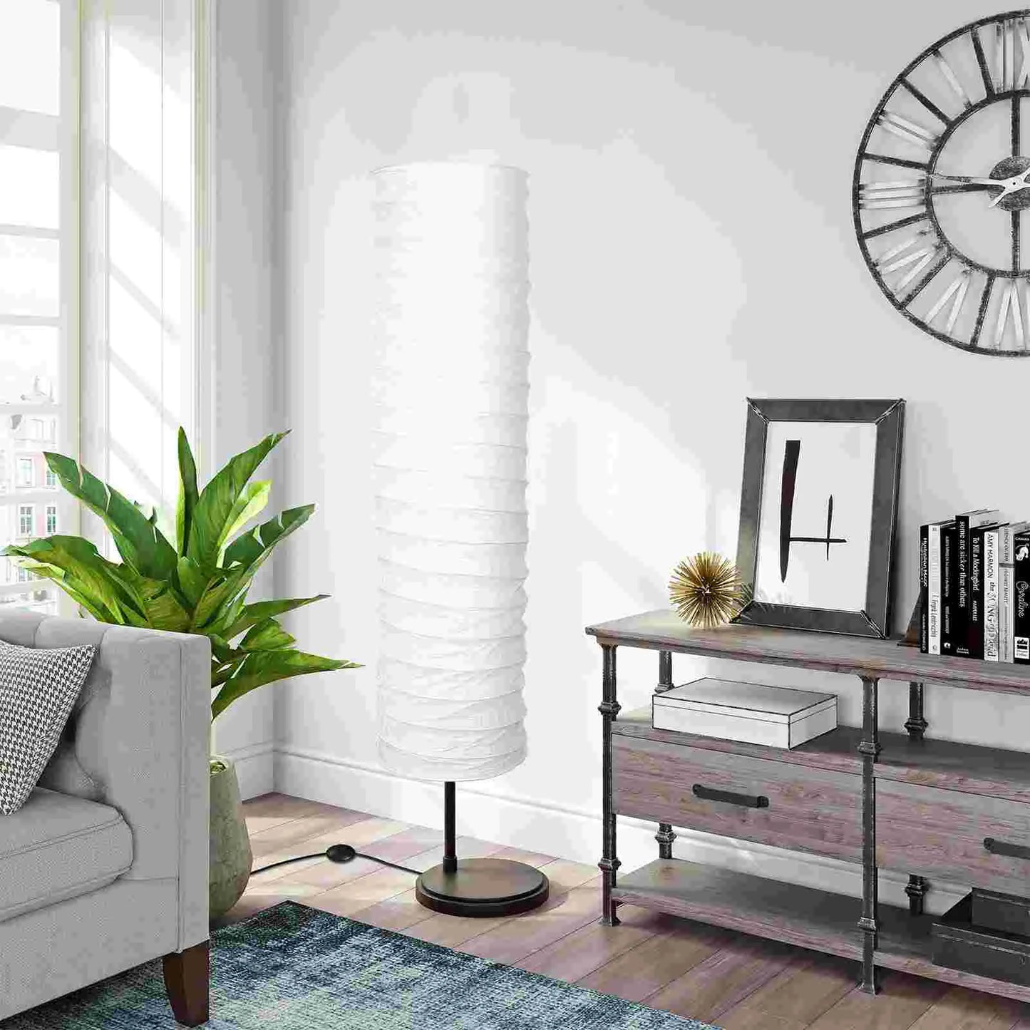Abat-jour en Papier pour Lampe de Chevet Lampadaire