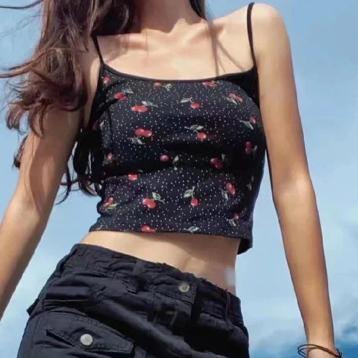Cherry crop top