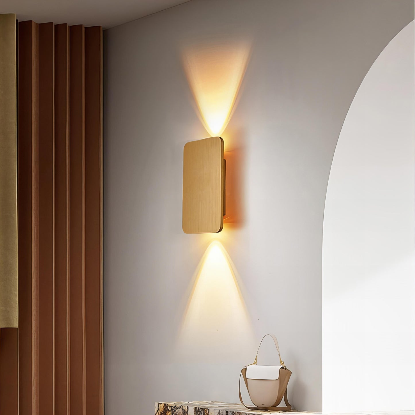 Applique Murale Rectangulaire Koda – Design Moderne et Réglable en Aluminium avec Lumière LED