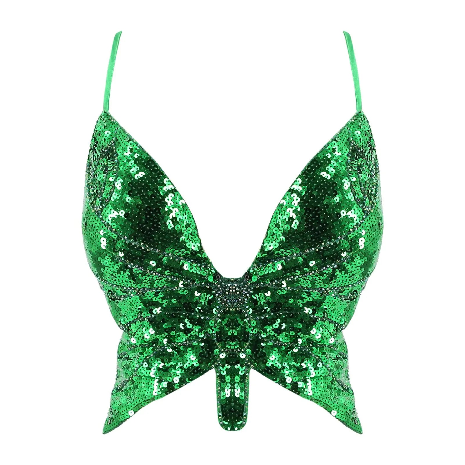 Women papillon crop top