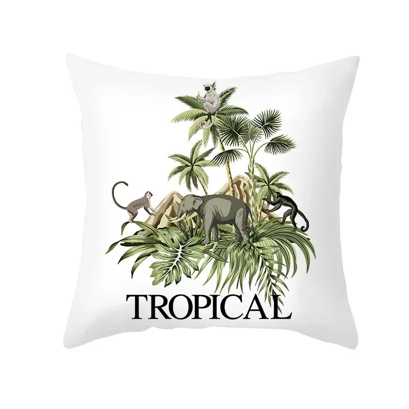 Coussin animaux jungle