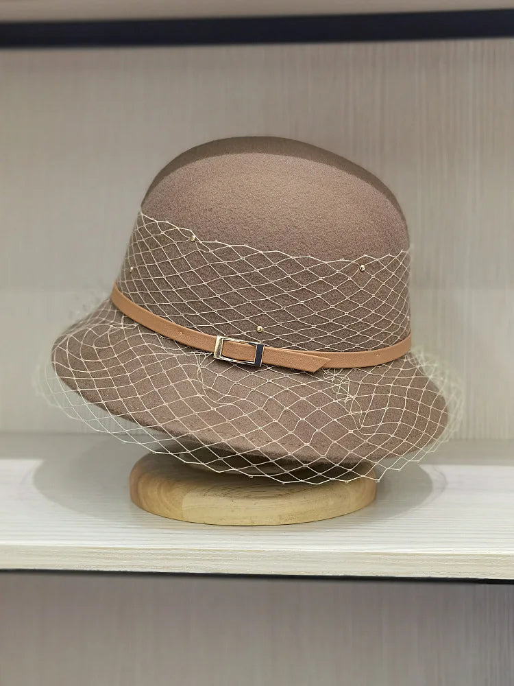 Chapeau Melon Cloche en Laine - Rétro - La Maison du Chapeau