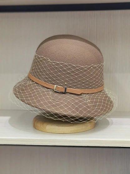 Chapeau Melon Cloche en Laine - Rétro - La Maison du Chapeau