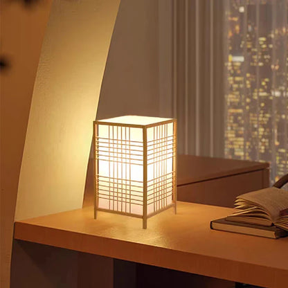 Lampe de Chevet Japonaise Zen en Bambou