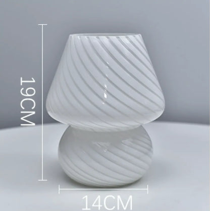 Lampe de chevet Vintage en Verre