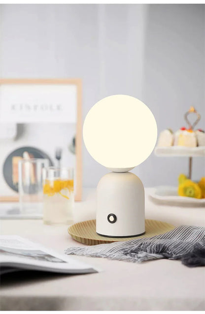 Lampe de Chevet Nordique Tactile Rechargeable