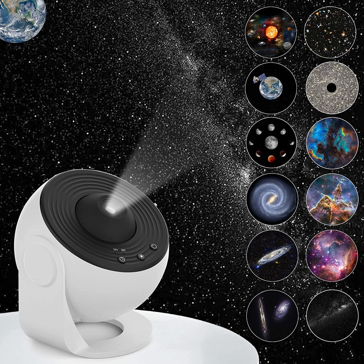 Lampe de Chevet Projecteur Galaxie & Espace