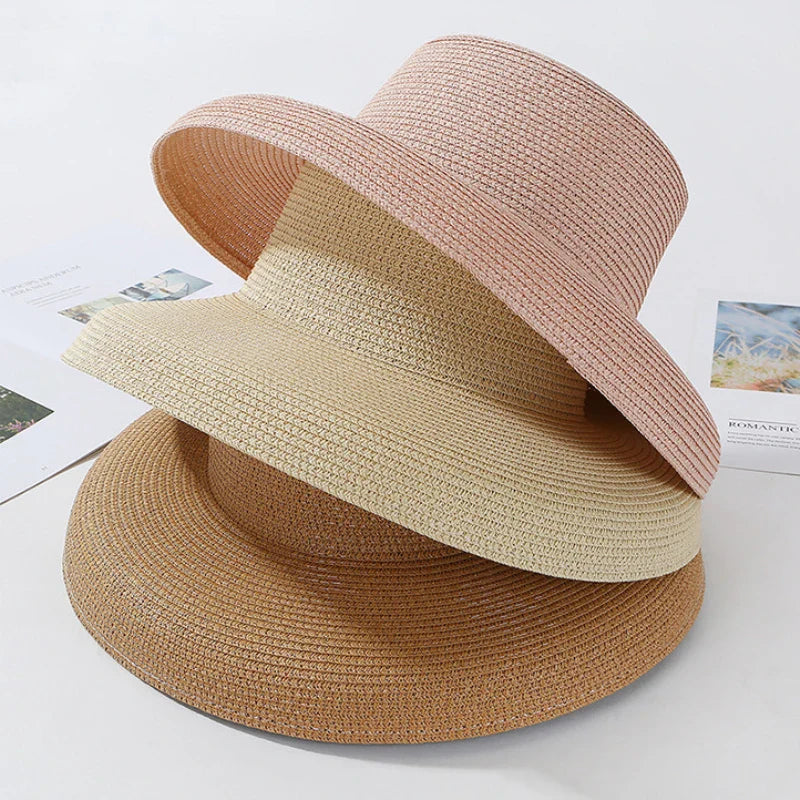 Chapeau de Paille à Large Bord – Forme Structurée Élancée