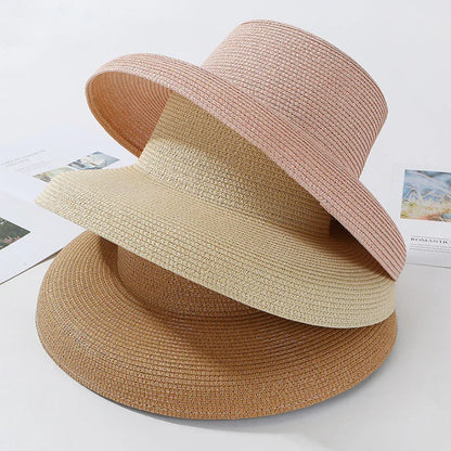 Chapeau de Paille à Large Bord – Forme Structurée Élancée
