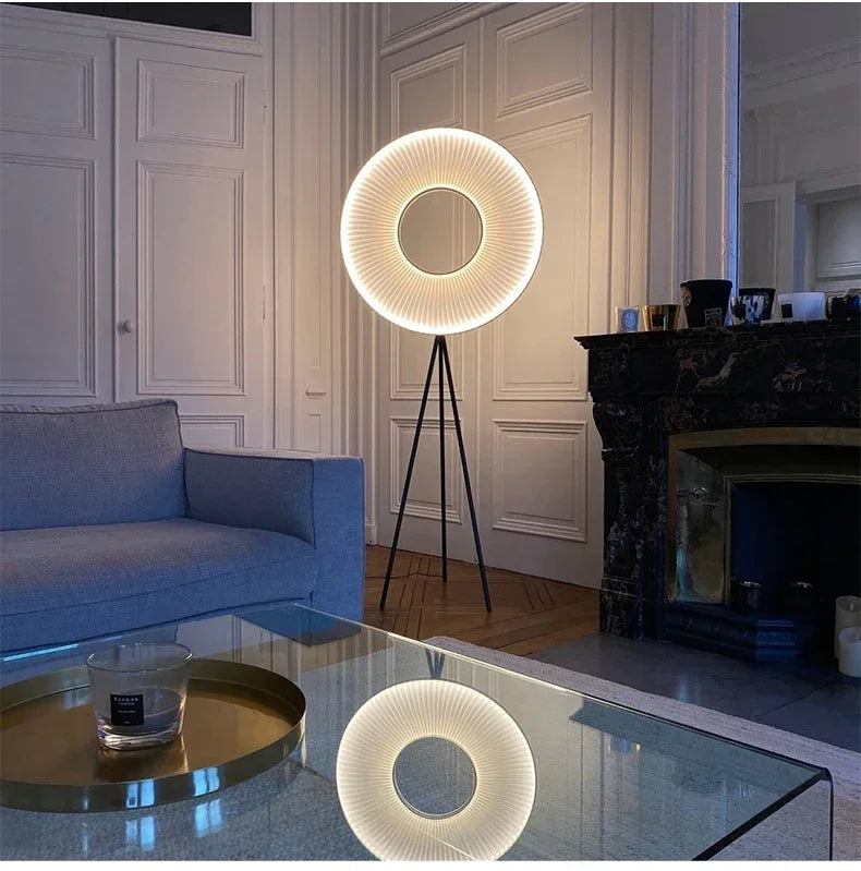 Lampe De Chevet En Tissu Design Rond
