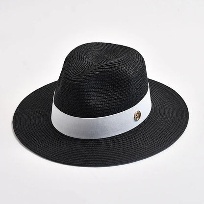 Chapeau Panama Classique Bande Contrastée – Milano