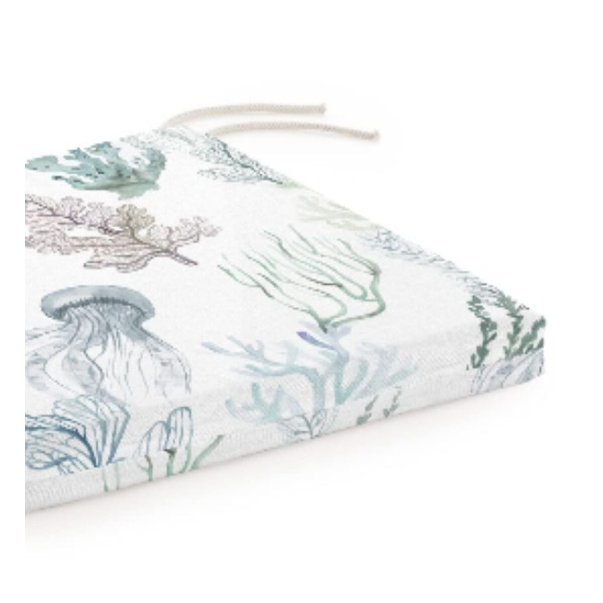 Coussin de chaise épais à motifs marins