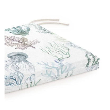 Coussin de chaise épais à motifs marins