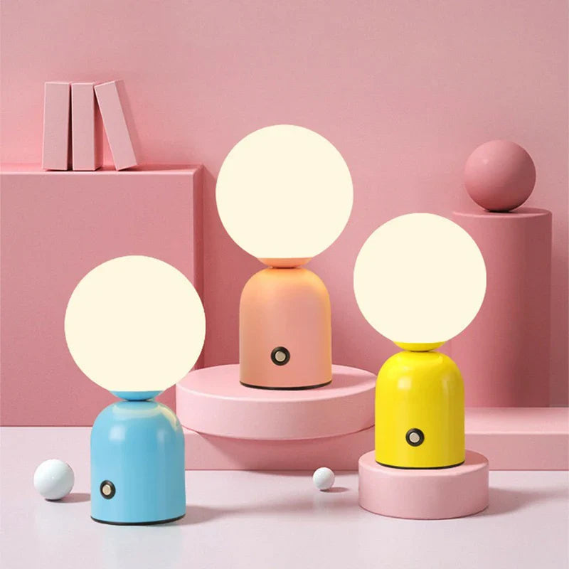 Lampe de Chevet Nordique Tactile Rechargeable