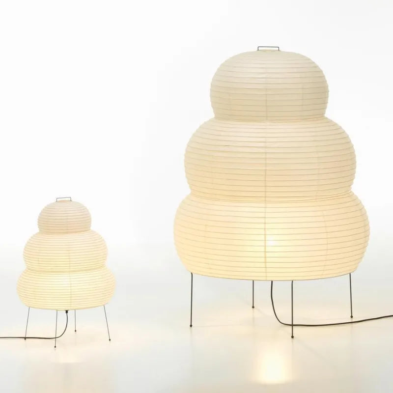 Lampe de chevet Japonaise en Papier Akari Design