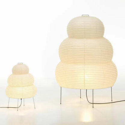 Lampe de chevet Japonaise en Papier Akari Design