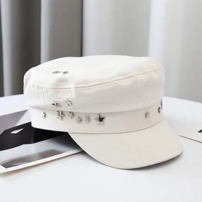 Béret Casquette Gavroche Femme Étoile Luxe - La Maison du Chapeau