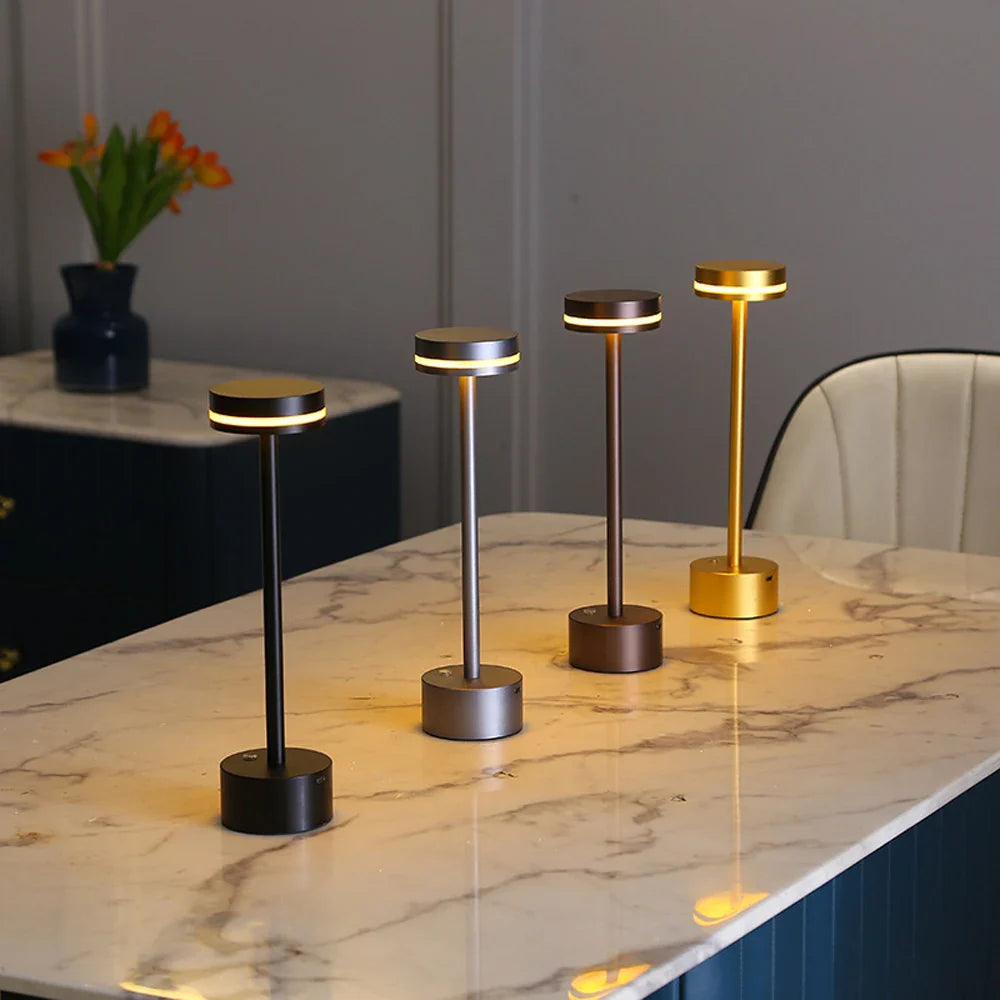 Lampe de chevet LED Rechargeable Moderne Tactile