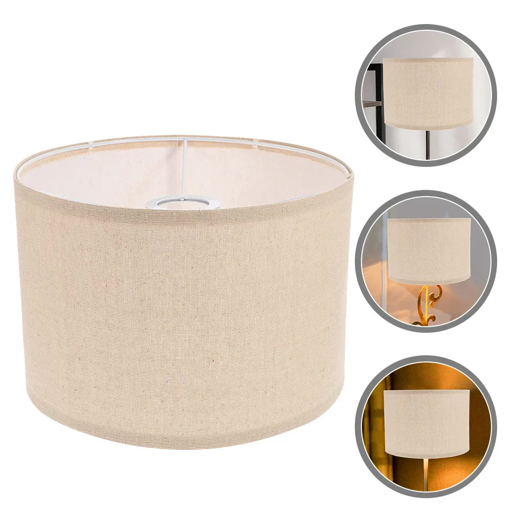 Abat-jour en Lin pour Lampe de Chevet