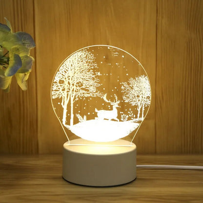 Lampe de chevet 3D Festive pour Enfants