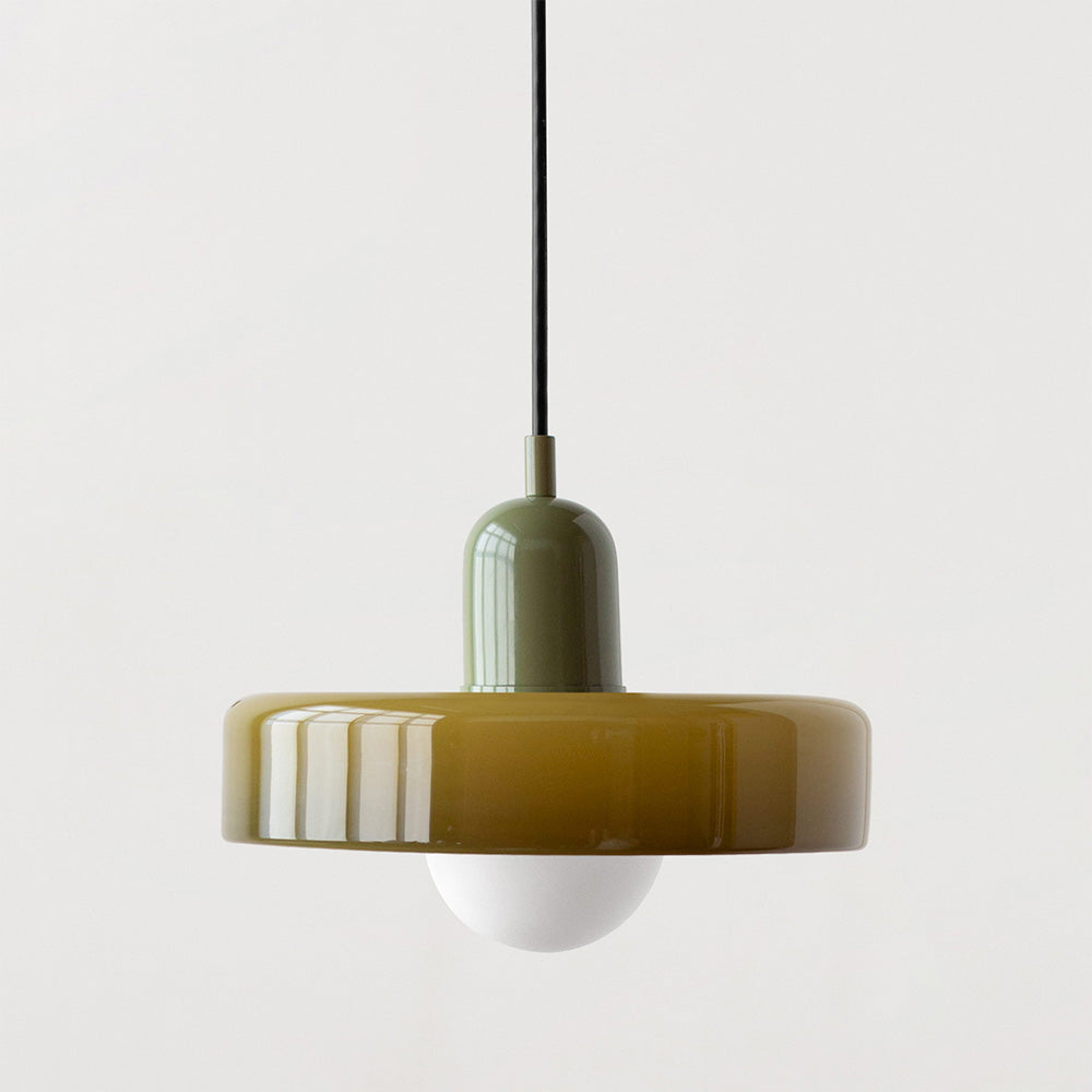 Suspension Bauhaus - Lampe Moderne en Verre, Design Élégant et Fonctionnel