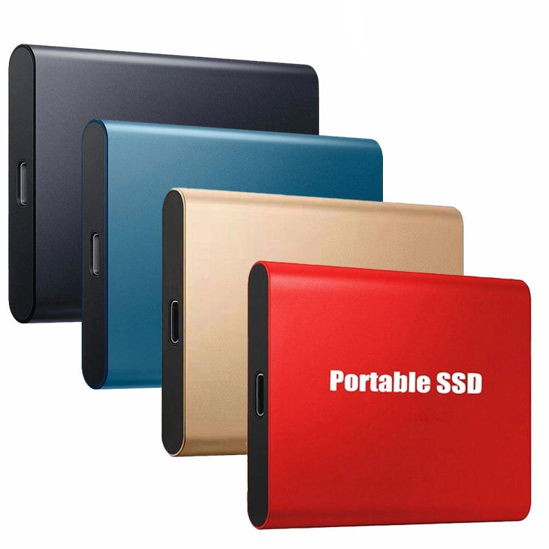 SSD Externe Portable Ultra-Rapide – Disque Dur USB 3.1, Transfert 1050 Mo/s, Compact et Robuste