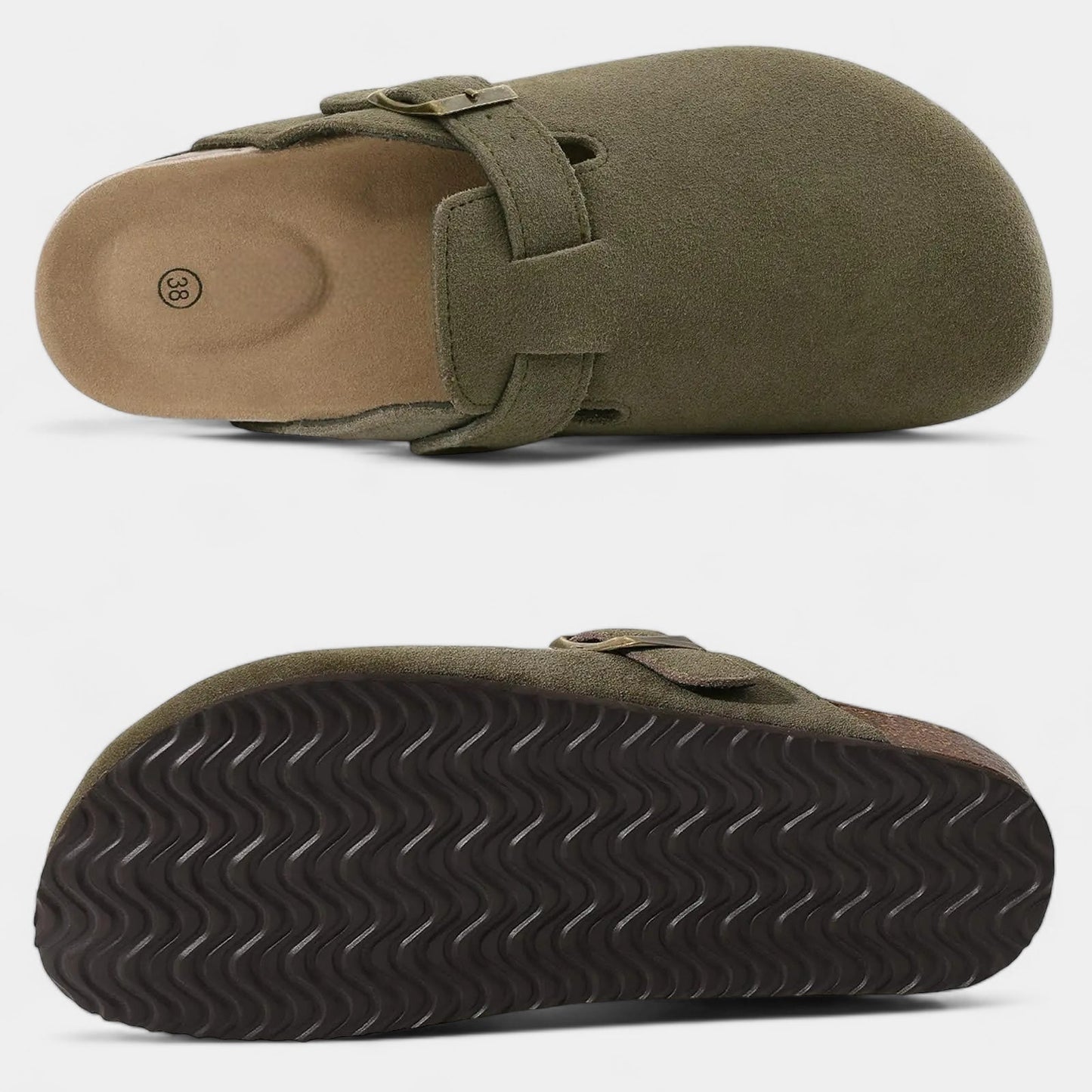 SUEDE Clog OLD MONEY