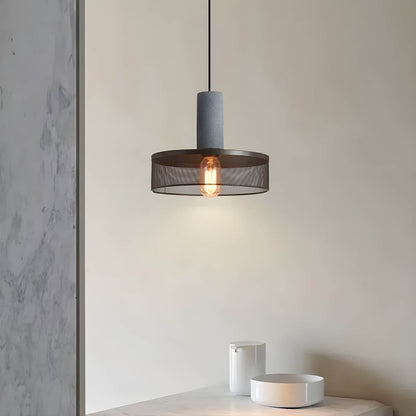 Suspension Shane Moderne en Béton et Fer – Lampe Design Industriel