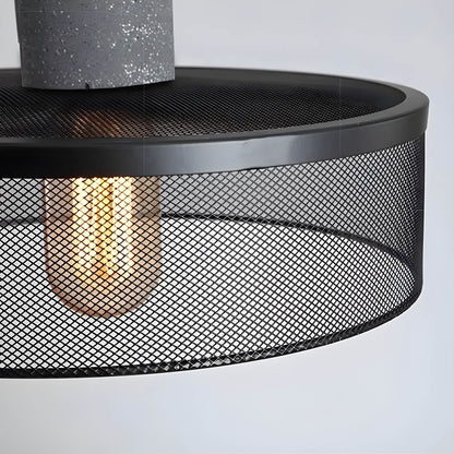 Suspension Shane Moderne en Béton et Fer – Lampe Design Industriel