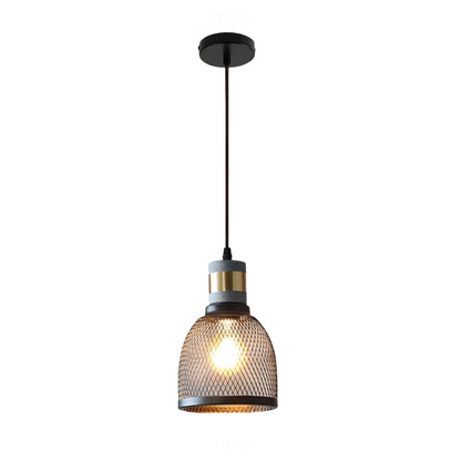 Suspension Shane Moderne en Béton et Fer – Lampe Design Industriel