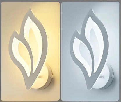 Lampe de chevet Murale Luxe Feuilles