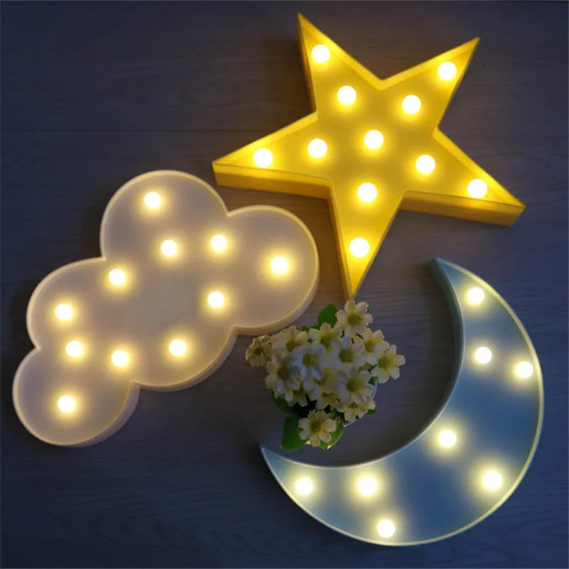 Lampe de chevet LED 3D Fantastique pour Enfants