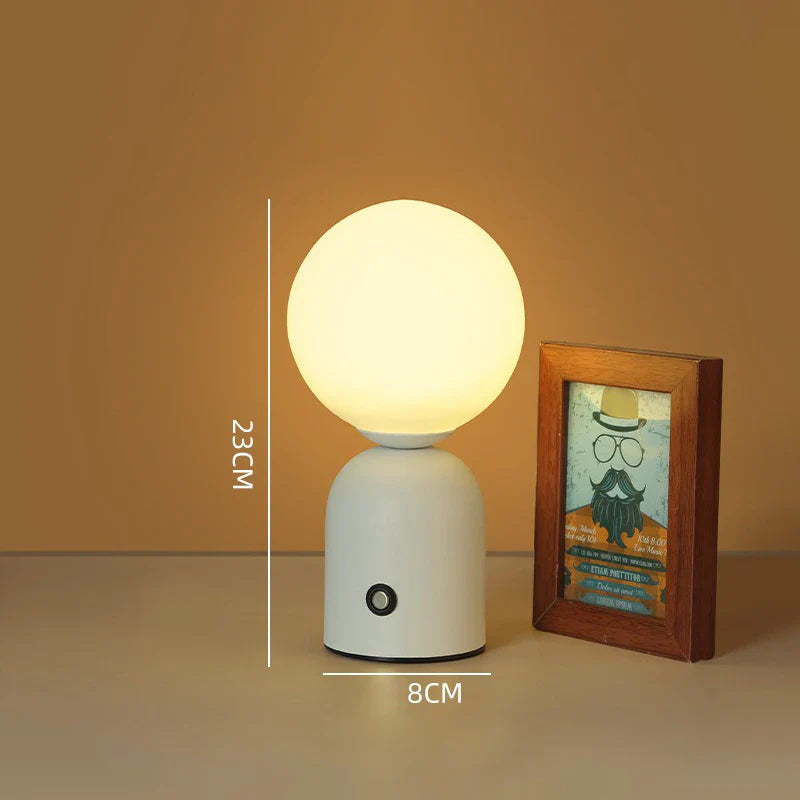 Lampe de Chevet Nordique Tactile Rechargeable