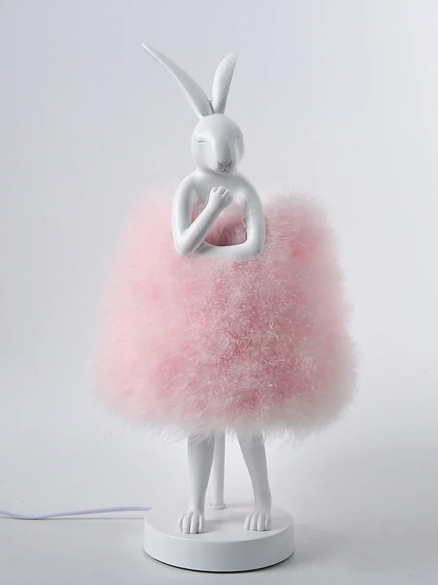Lampe de Chevet Plume en Forme de Lapin