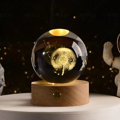 Lampe de chevet USB Sphère Magique