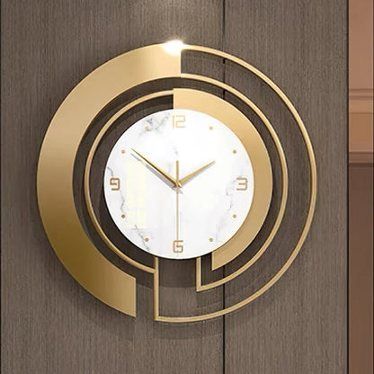 Horloge Murale Dorée