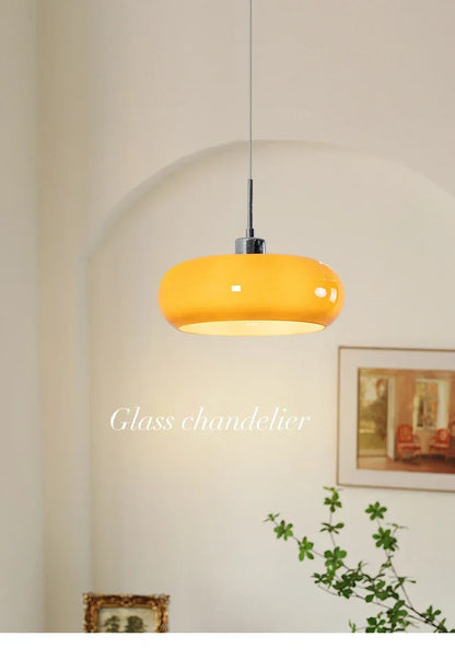 Lampe Suspendue de Chevet Nordique en Verre