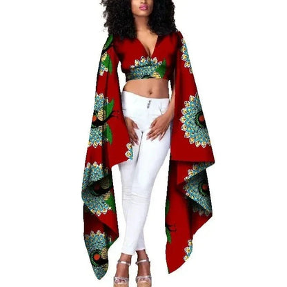 Crop top africain