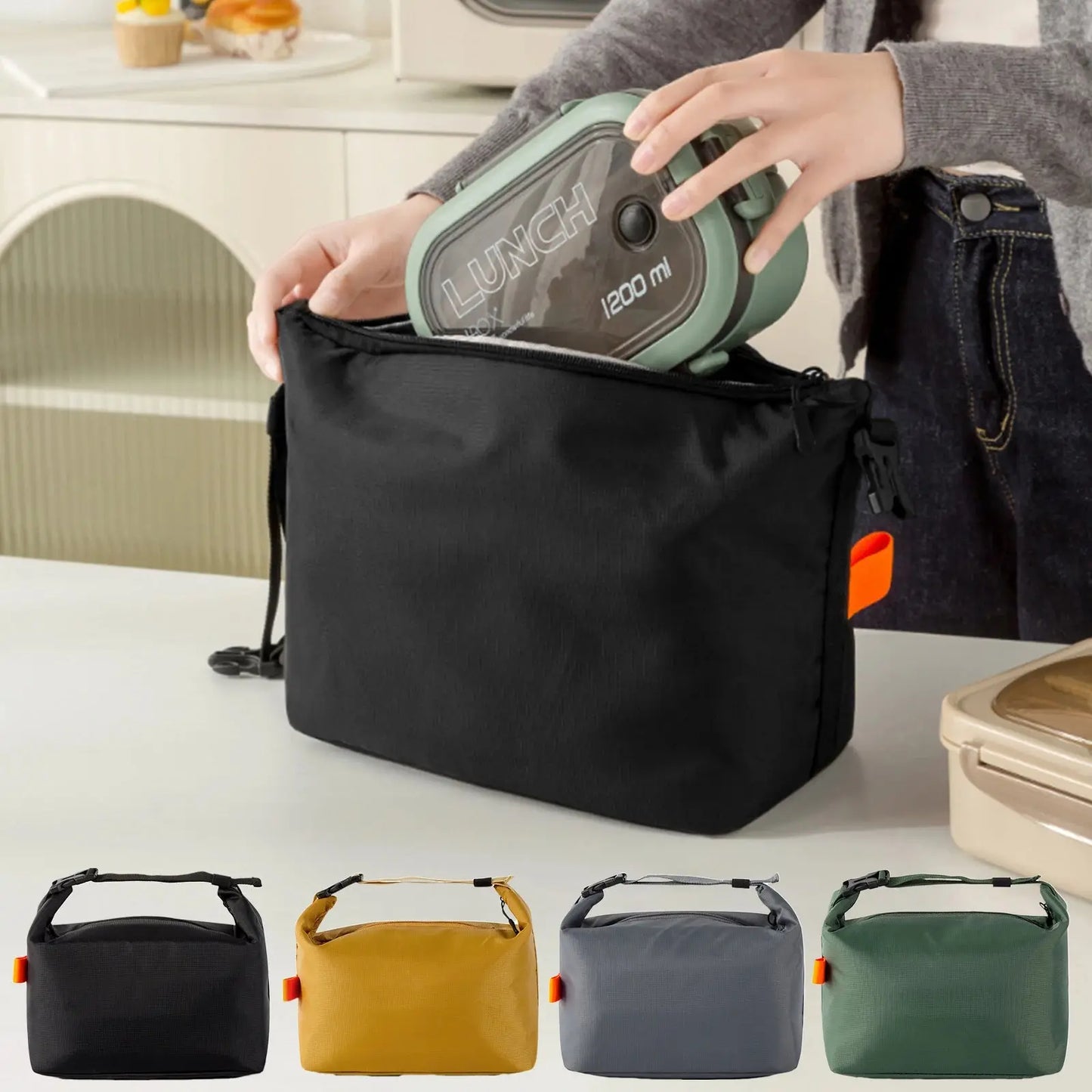 Sac Gamelle Noire (Pliable)