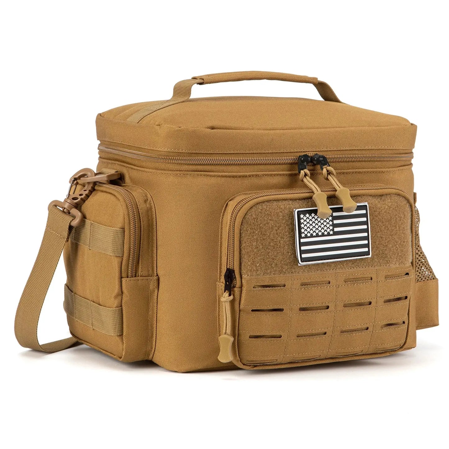 Sac Isotherme Repas Tactique Militaire Homme 13L (Khaki)