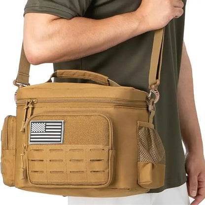 Sac Isotherme Repas Tactique Militaire Homme 13L (Khaki)