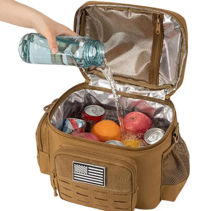 Sac Isotherme Repas Tactique Militaire Homme 13L (Khaki)