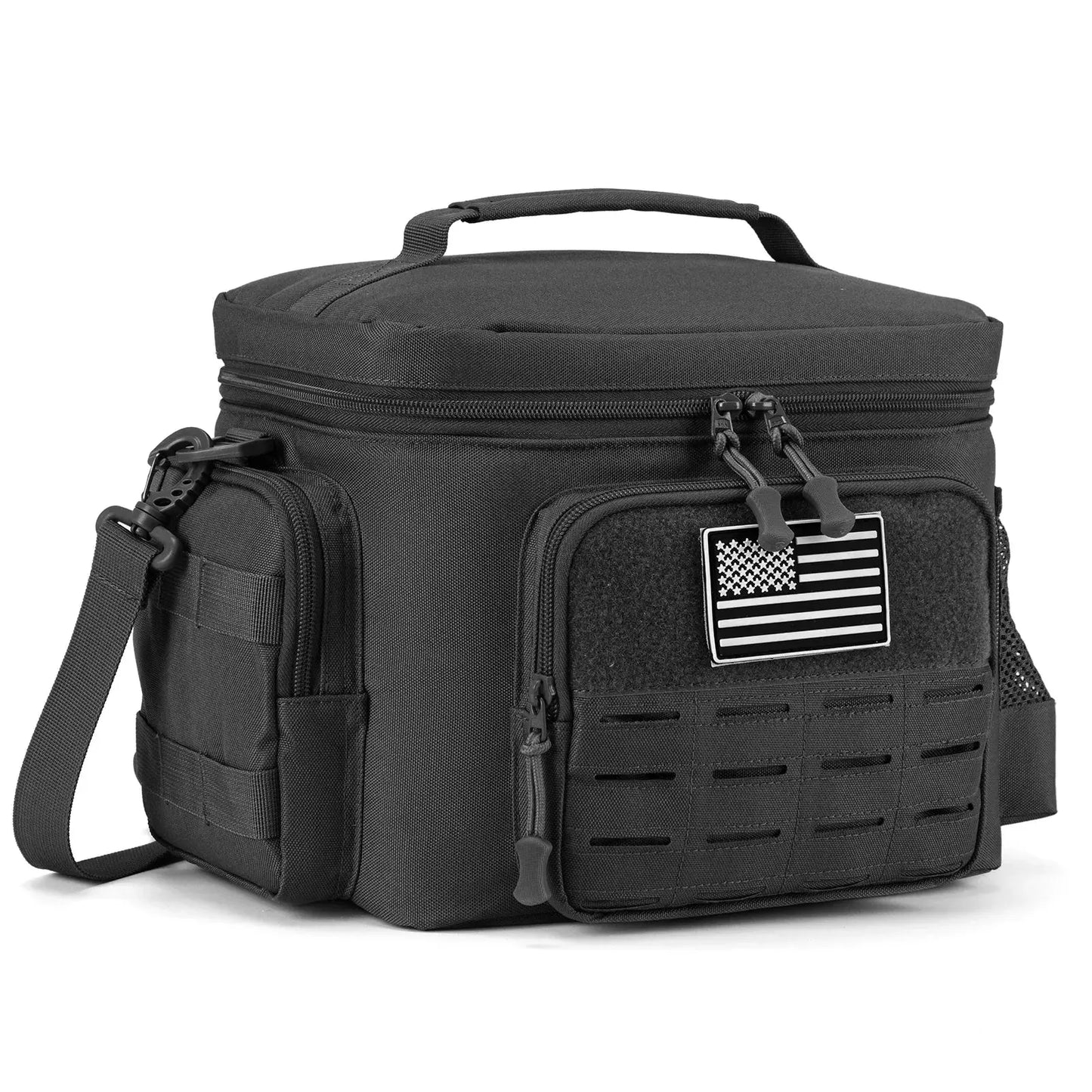 Sac Isotherme Repas Tactique Militaire Homme 13L (Noire)
